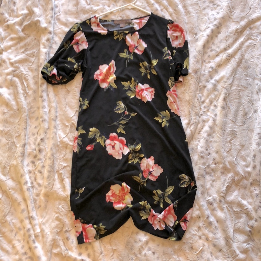 Alexandria and Oak black Floral dress